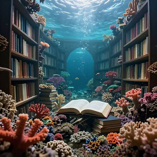 Ethereal Underwater Coral Library