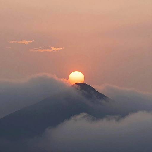 Sunset Mountain Peak Photography