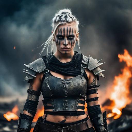 Post-apocalyptic Warrior Woman