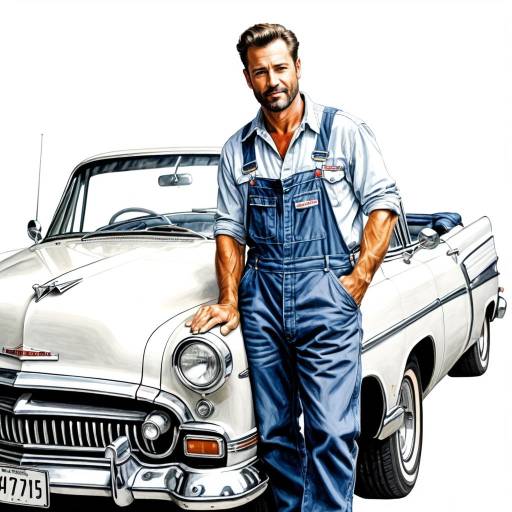 Vintage Car Enthusiast at Classic Convention