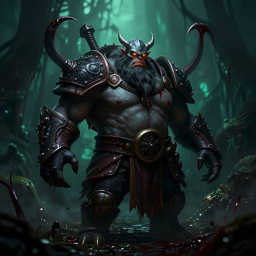 Dark Fantasy Pudge Dota Character