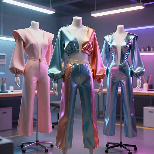 Futuristic AI-Generated Fashion Designs