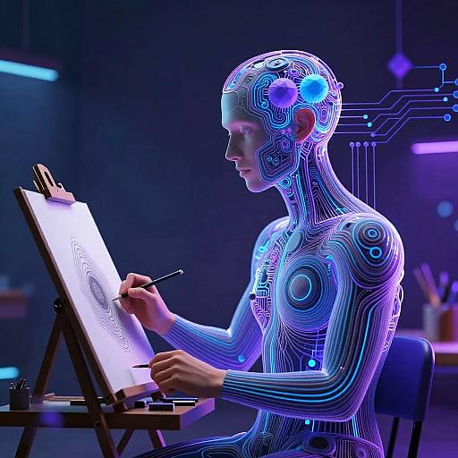 Surreal Futuristic AI Artist