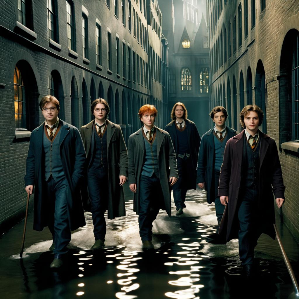 Harry Potter and Wizards in Amsterdam Sewers