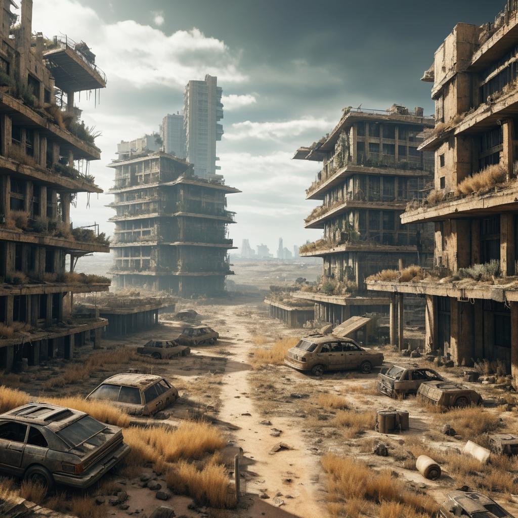 Dystopian Remnants in a Wasteland