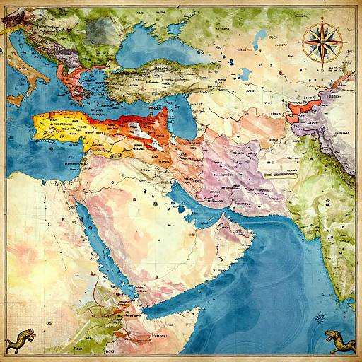Alexander the Great Conquest Map