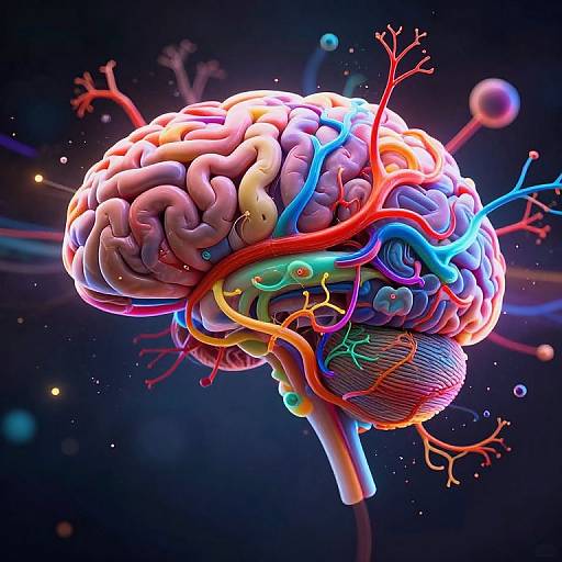 Surreal Colorful Neural Explosion