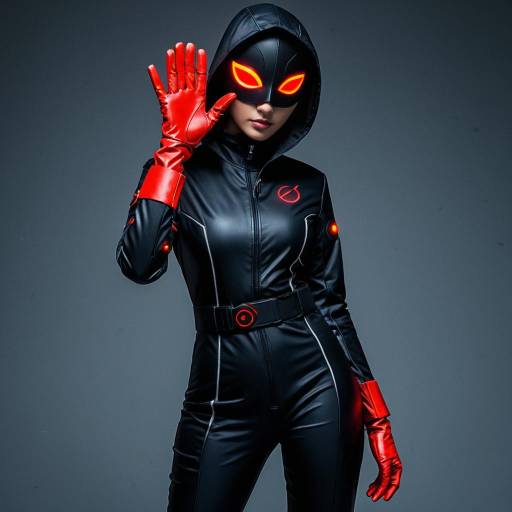 Sleek Impostor Cosplay Outfit Design