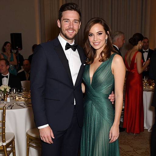 Elegant Couple at Formal Event