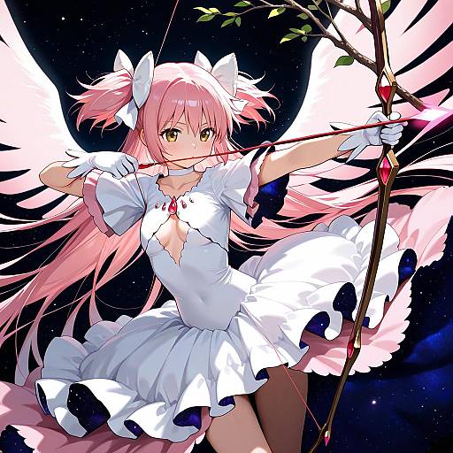 Ultimate Madoka with Bow in Space
