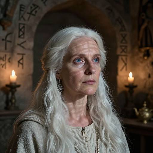 Portrait of Enigmatic Slavic Seer