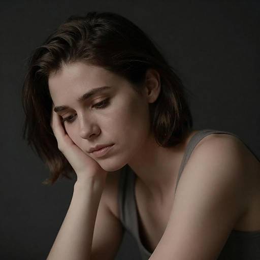 Contemplative Portrait of a Woman