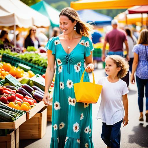 Joyful Shopping at the Farmer's Market