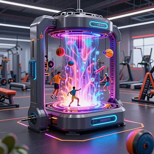 Futuristic Sports Generator Concept Art