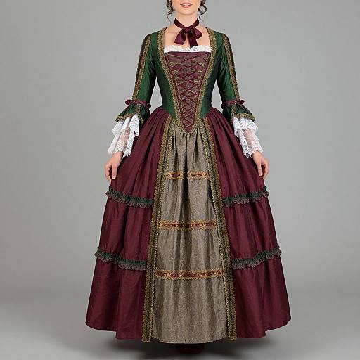 Marie Antoinette-Inspired Rococo Dress