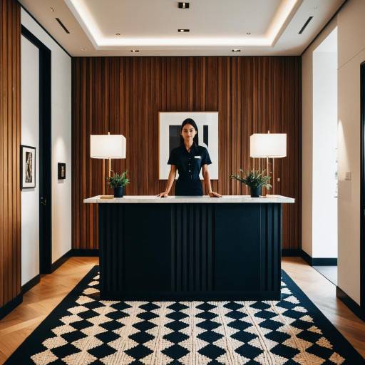 Luxury Minimalist Restaurant Hostess Stand