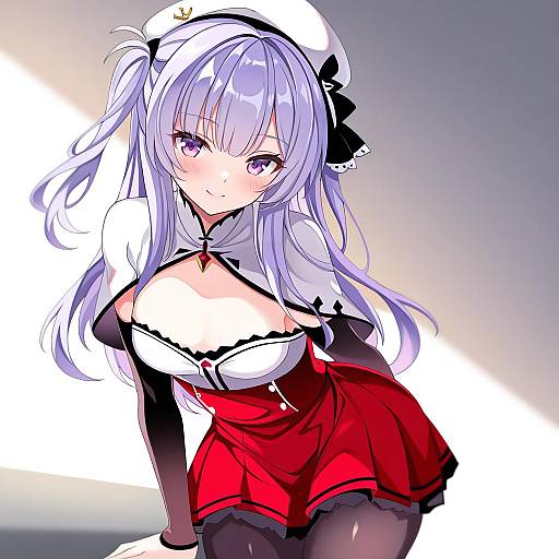 Illustration of Ajax (azur lane), azur lane in the style of Fathom