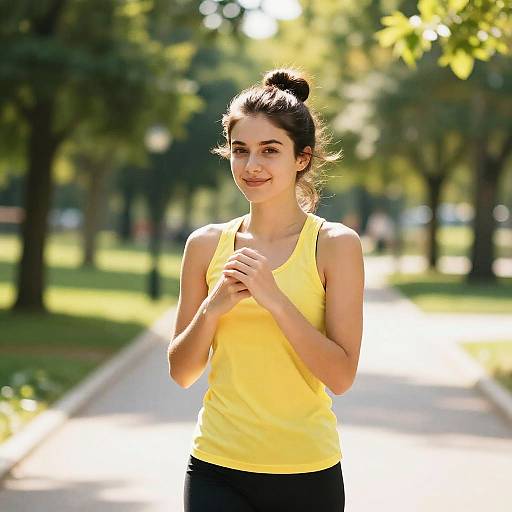 Bright Summer Portrait in Park