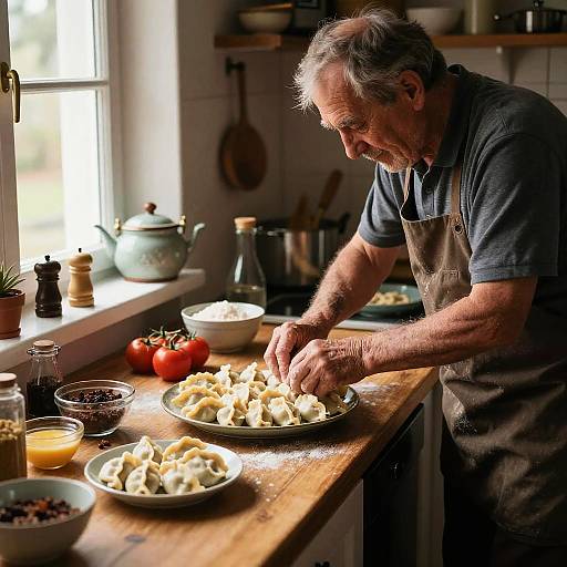 Cozy Polish Kitchen with Traditional Cooking
