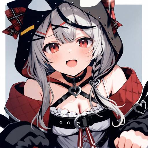 Charming Virtual Youtuber in Unique Costume