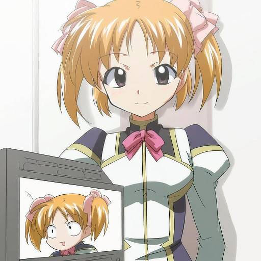 Illustration of Apricot sakuraba, galaxy angel rune in the style of Kiryu manzoku