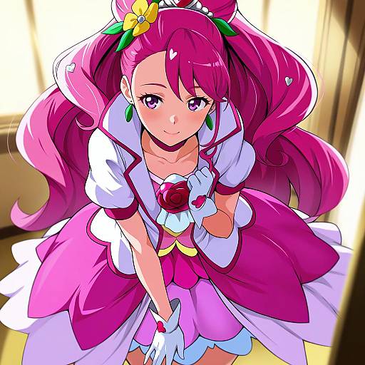 Illustration of Cure grace, healin' good precure in the style of Cafekun