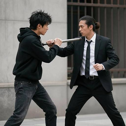 Urban Duel: A Clash of Styles