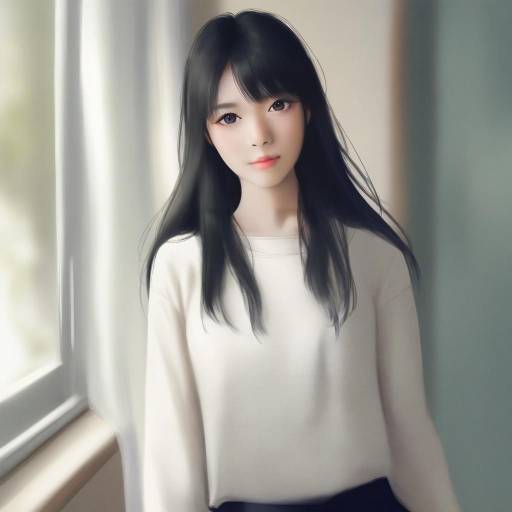 Youthful Girl in Natural Light