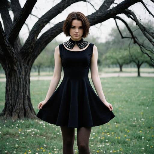 Elegant Edward Scissorhands Inspired Dress