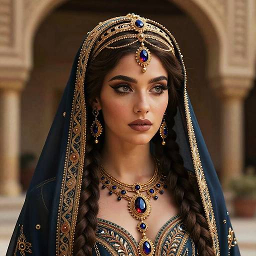 Enchantress in AI Arabian World
