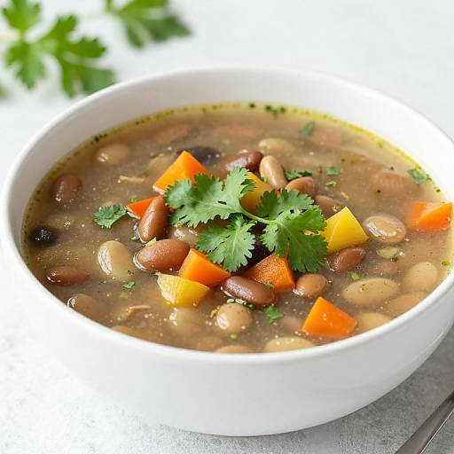 Hearty Quick Veggie Bean Soup