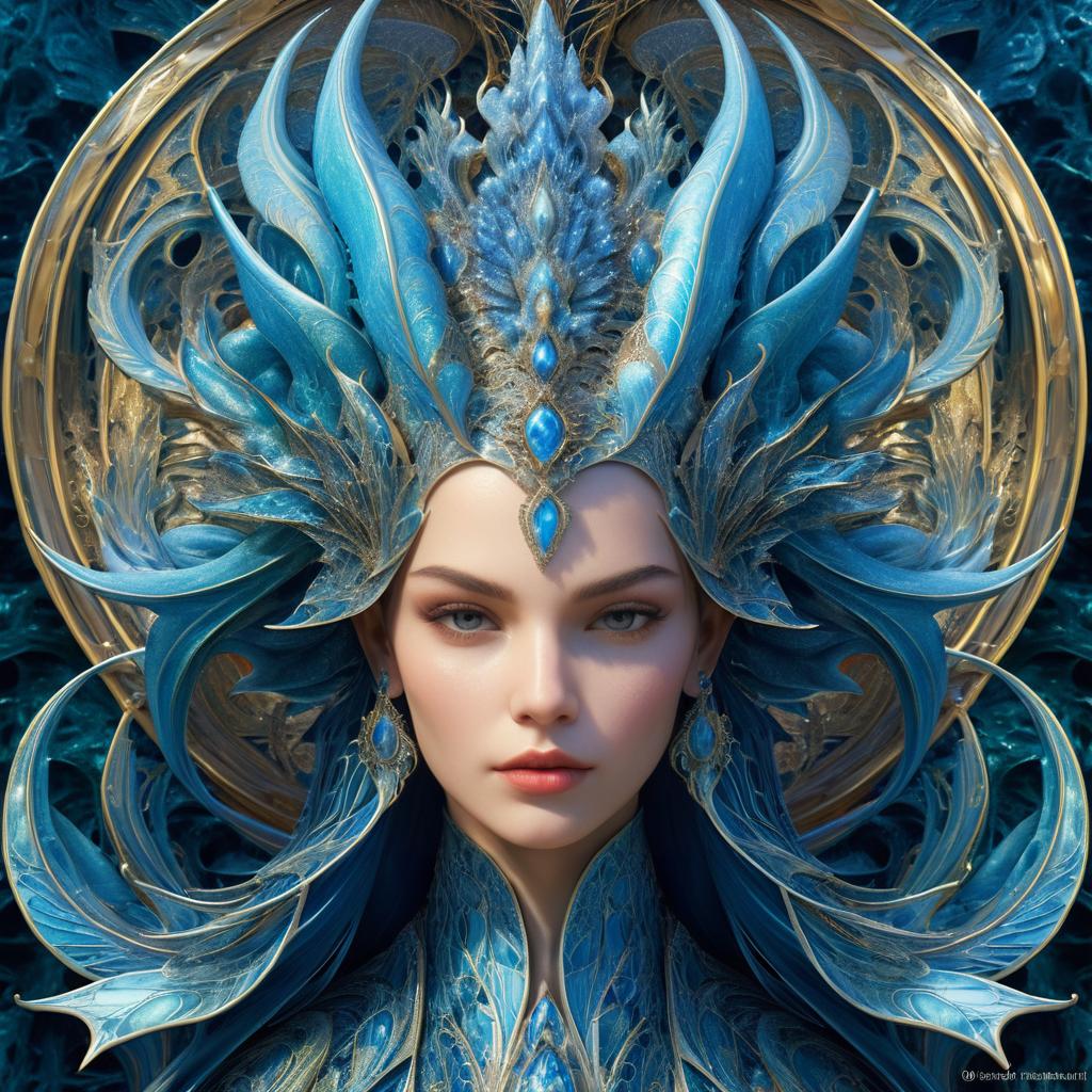 Visually Striking Dragon Queen Portrait