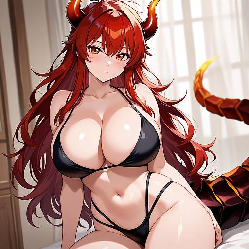 Illustration of Dola (nijisanji), nijisanji in the style of Lazyprocrastinator