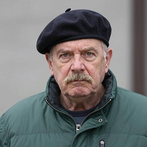 Portrait of an Elderly Man in a Beret