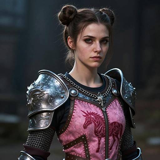 Photorealistic Royal Barbarian Femme Fatale