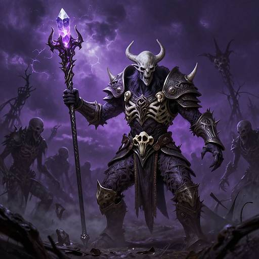 Githyanki Necromancer Leading Undead Army