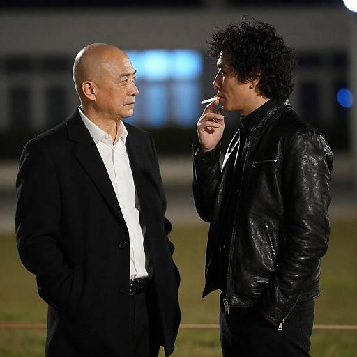 Noir Night: Two Men Outdoors