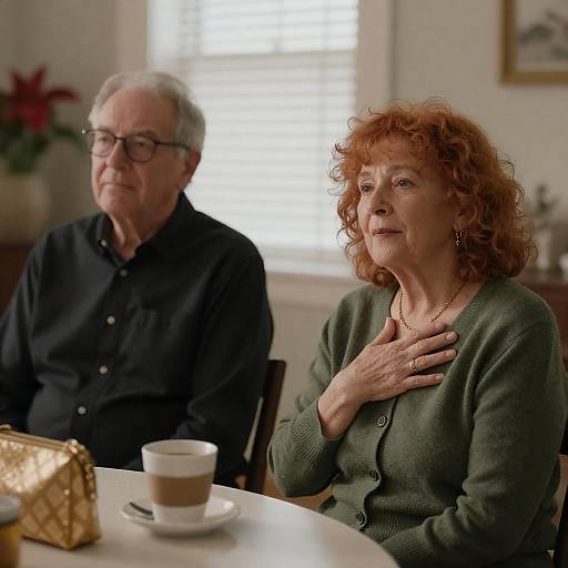Warm Portrait of an Elderly Couple