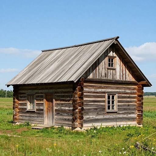Rustic Log Cabin Clipart