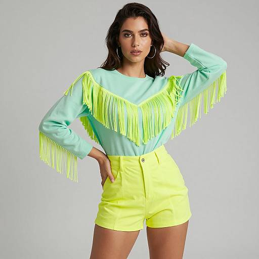 Bold Neon Fashion with Confidence