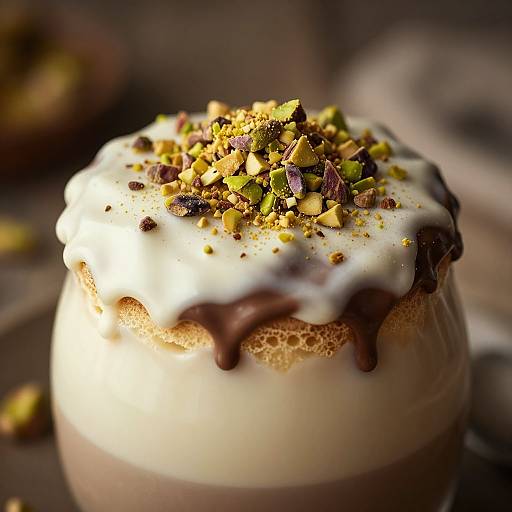 Hyperrealistic Creamy Chocolate Soufflé