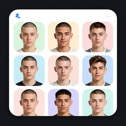 Virtual Buzz Cut Filter Interface