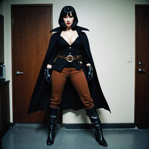 Trendy Woman Villain Costume Concept