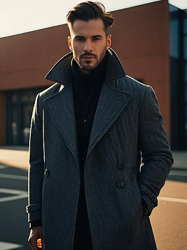 Cinematic Modern Fashion Man