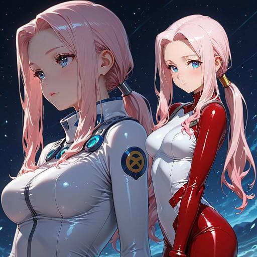 Illustration of Darry adai, tengen toppa gurren lagann in the style of Tonami kanji