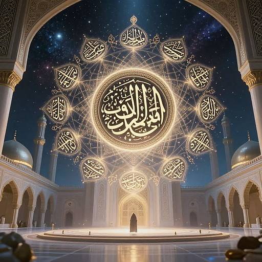 AI-Generated Sacred Islamic Space