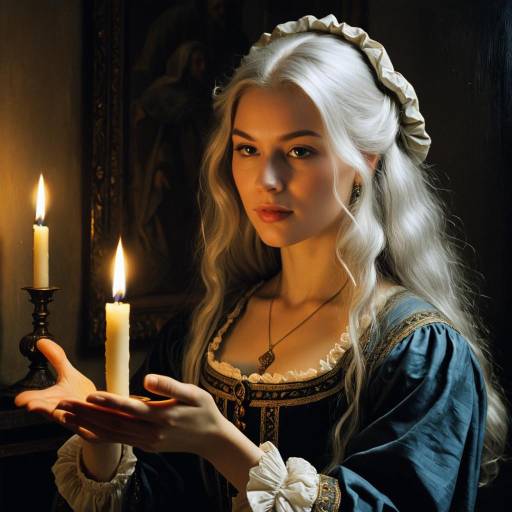 Baroque Portrait of a Silver-Haired Woman