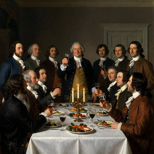 18th-Century Dining Room Celebration