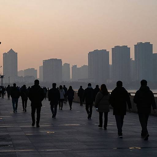 Surreal Twilight Urban Solitude