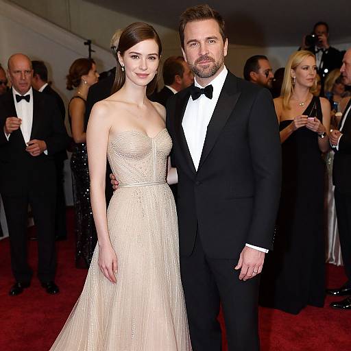 Elegant Couple at Formal Event